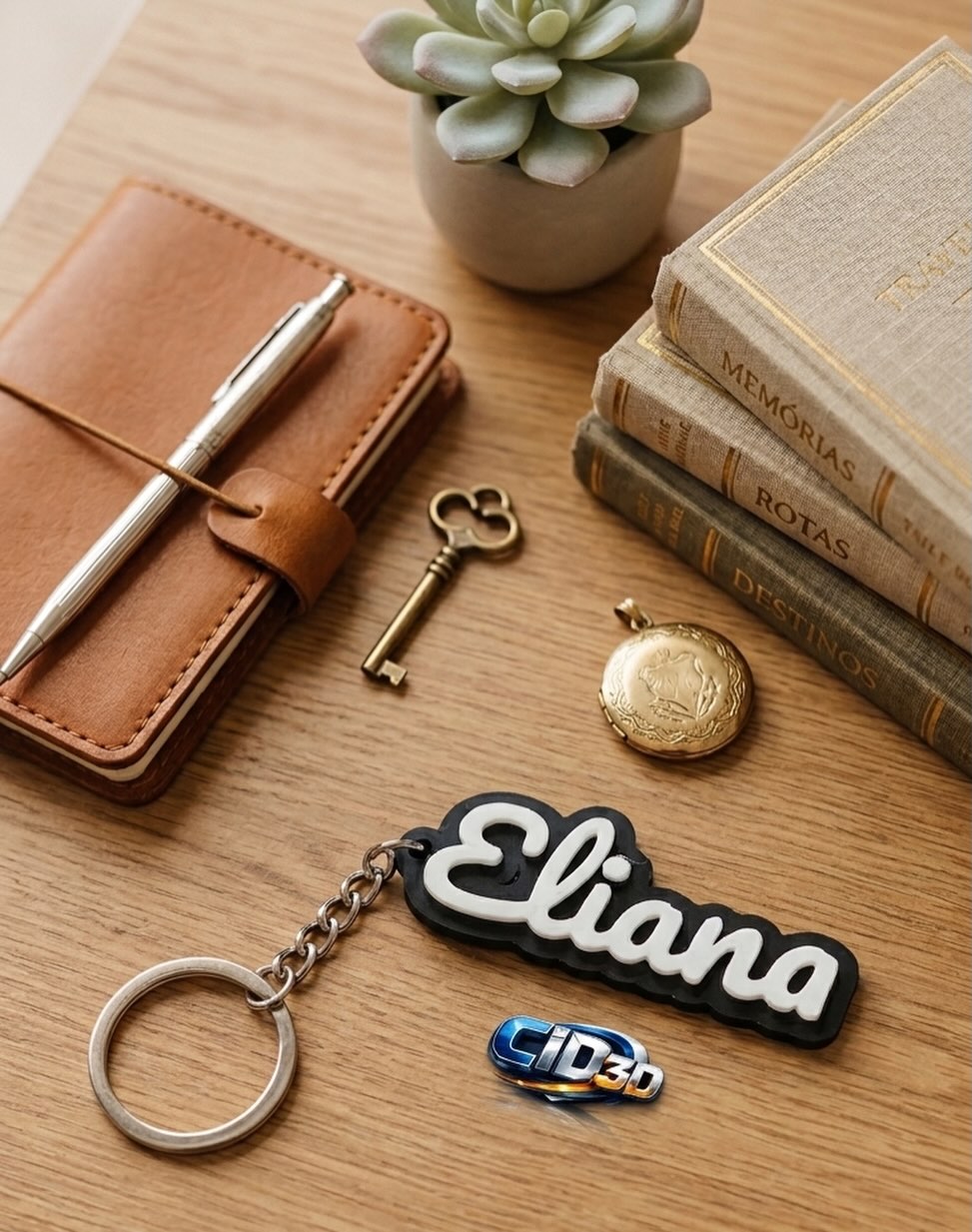 Chaveiro personalizado com nome